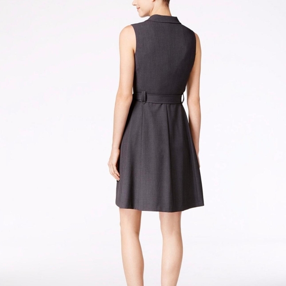 Calvin Klein Charcoal and Black Mini Dress - Picture 3 of 7